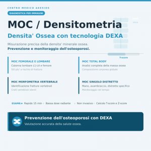 Densitometria Ossea MOC Femorale e Lombare Prevenzione Osteoporosi | MOC Femorale e Lombare